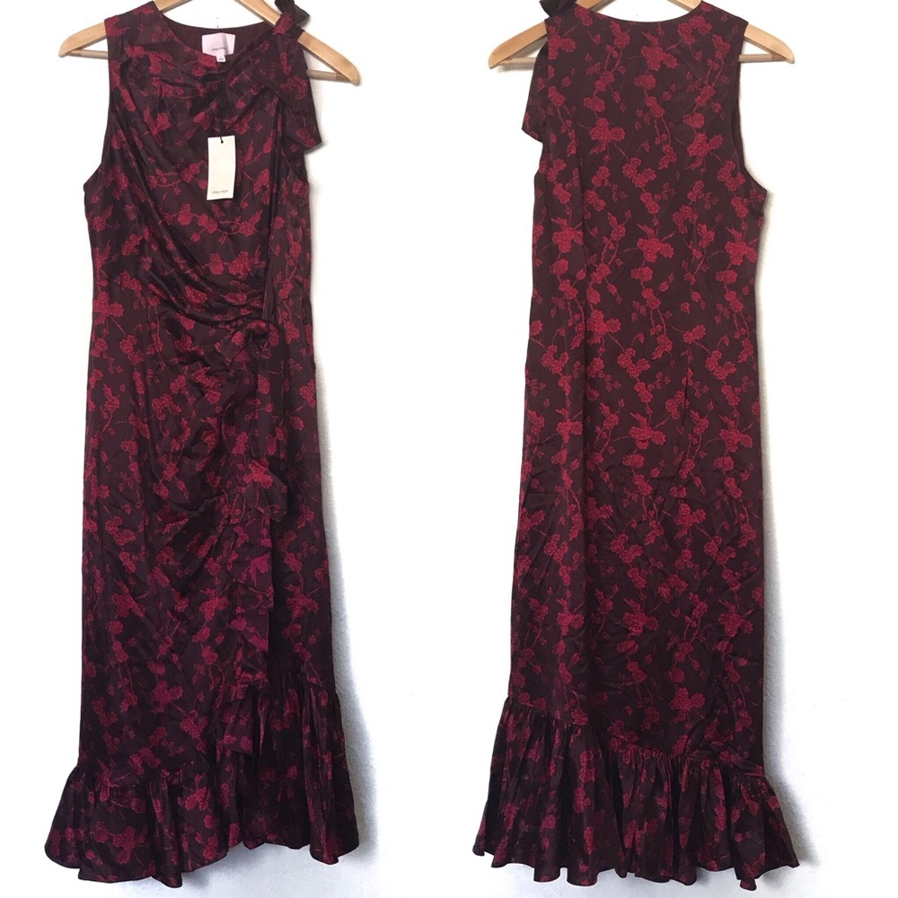 ❌sold❌NEW Cinq a Sept Nanon Dress 100% Silk Size 4 - Picture 2 of 8
